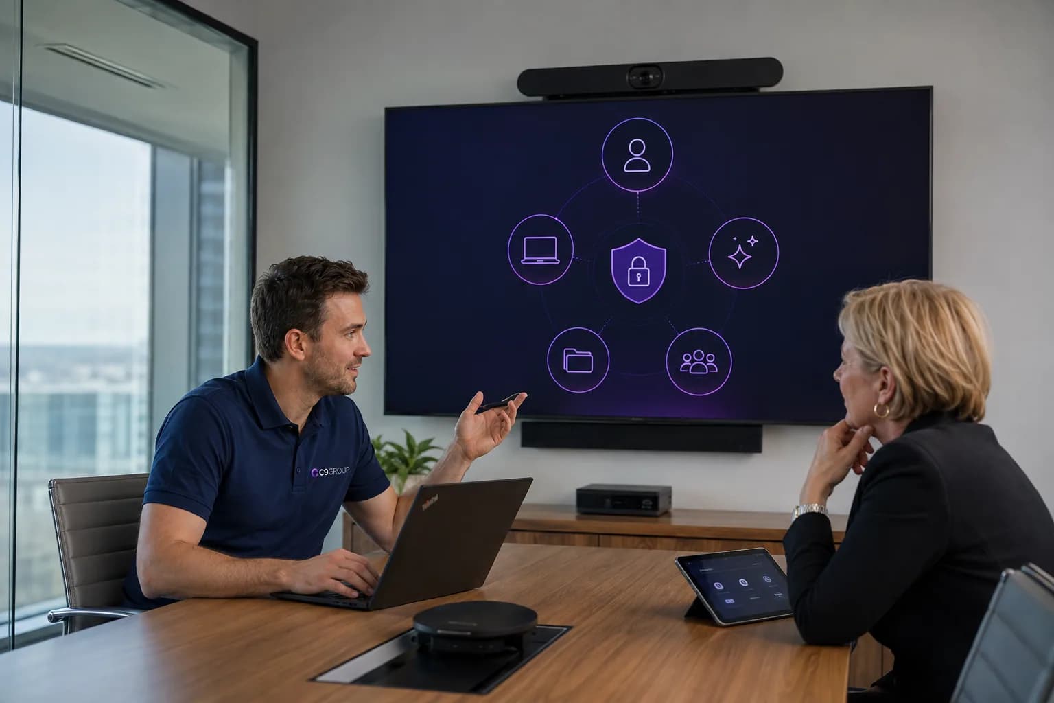Internal IT team working with C9 GROUP on Microsoft administration
